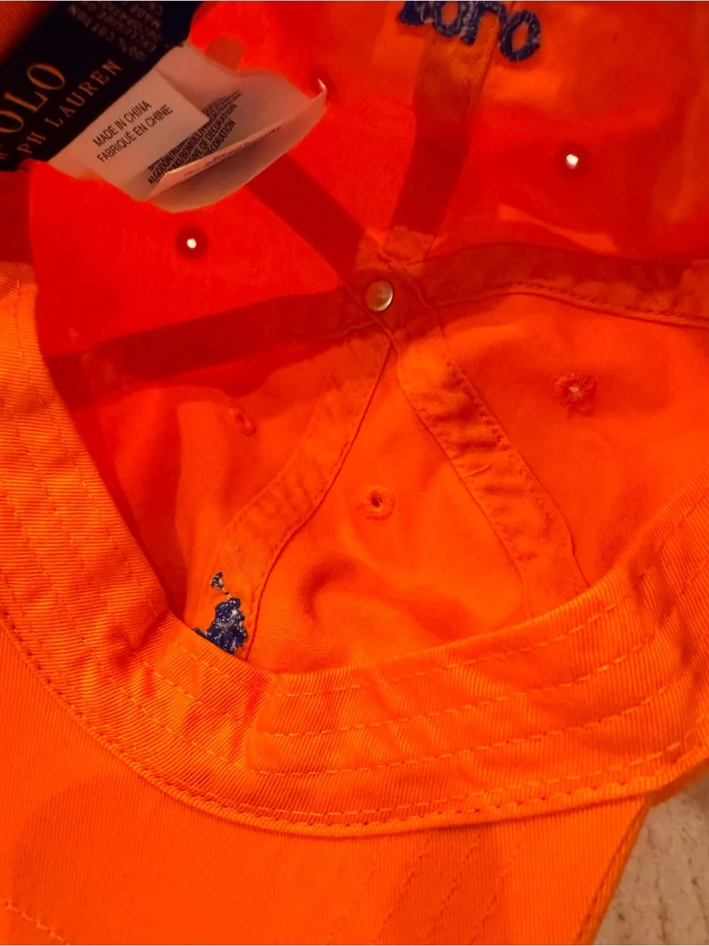 Ralph Lauren kid’s orange ball cap size 2T-4T  Summer, Beach, Resortwear Preppy